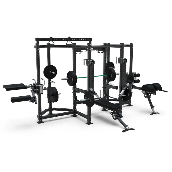 Smith Machine Multifunction Power Cage with Smith Bar LAT Pull-Down Systems and Cable Crossover Machine