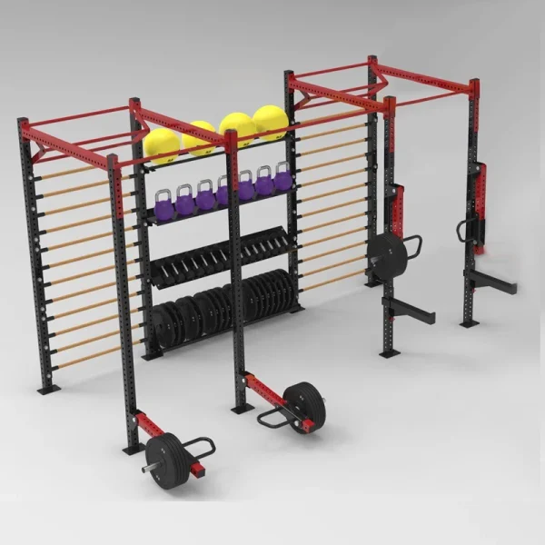 Free Standing Commercial Multi-Function Gym Power Rack for Body Building Unisex Workout Equipment Cross Training