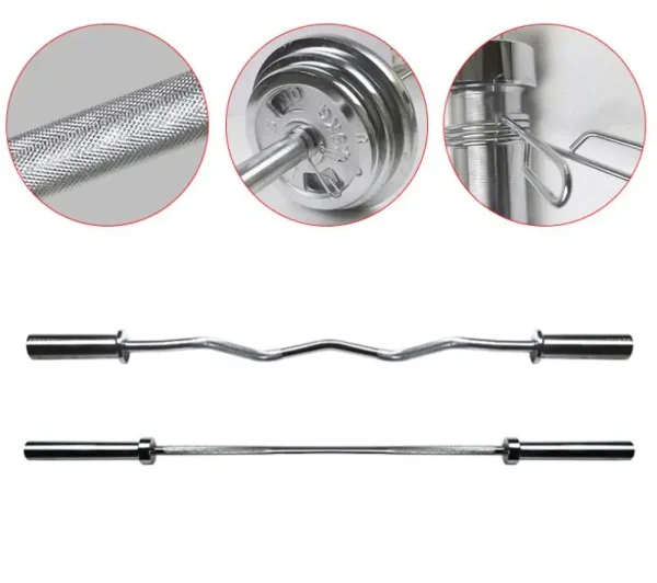 Home Gym Curl Bar Best Sale Factory Supply Ez Curl Barbell bar