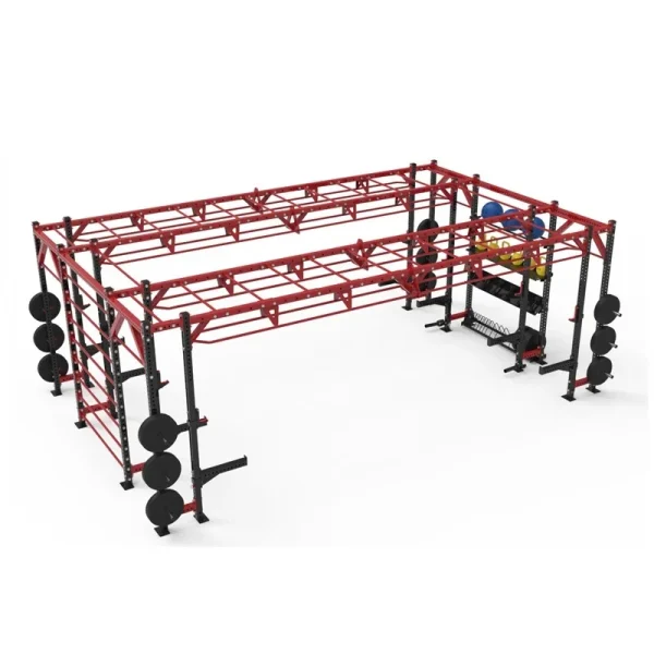 Free Standing Commercial Multi-Function Gym Power Rack for Body Building Unisex Workout Equipment Cross Training