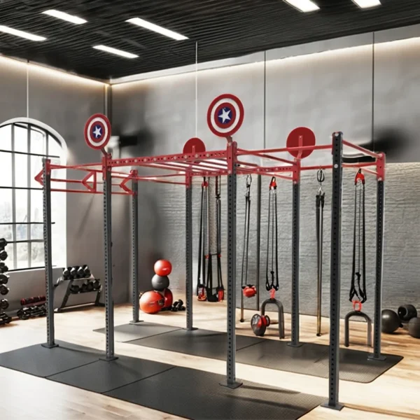 Unisex Cross Training Pull-Up Rig Multi-Function Body Building Home Gym Machine for Indoor Exercise Direct