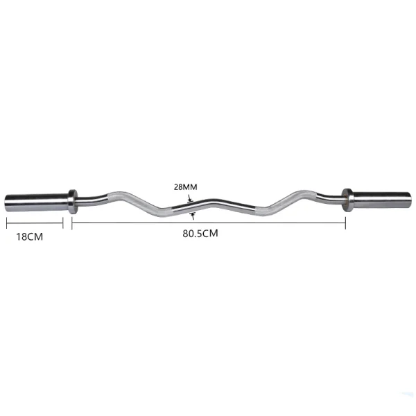 Home Gym Curl Bar Best Sale Factory Supply Ez Curl Barbell bar