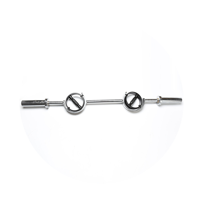 1.2m 1.5m 1.8m 2.2m Gym Fitness Equipment Special Shaped Eye-shape Barbell Bar Straight Curved Weight Lifting Free Weights