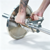 304 Stainless Steel Landmine V Handle, Multi Function T Bar Row Attachment Fits 50mm Barbell Bar Back Workout Equipment