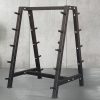 Heavy Duty Fixed Barbell Storage Rack for Home & Commercial Gym - Barbell Bar Holder with Anti-Rust Steel Construction