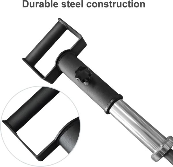Heavy Duty Viking Press Handle for Landmine - T Bar Row Attachment Fits 2" Barbell Bar, Home & Commercial Gym Use