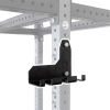 Rack Mounted Barbell Storage Holder for Power Cage & Squat Rack - Heavy Duty Gun Rack for Barbells