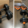 New Adjustable Fitness Equipment Cast Gym Weight Plates Adjustable Barbell Kettle Bell Dumbbell Set Equipment 10KG-50KG