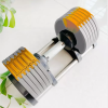 Manufacturer 2KG Increments 80LB 90LB 100LB 36KG 40KG 45KG Adjustable Weights Dumbbell with Rack