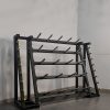 20-Set Premium Dumbbell Rack with Barbell Holder - Heavy Duty Storage Stand for Weight Plates, Kettlebells & Exercise Equipment