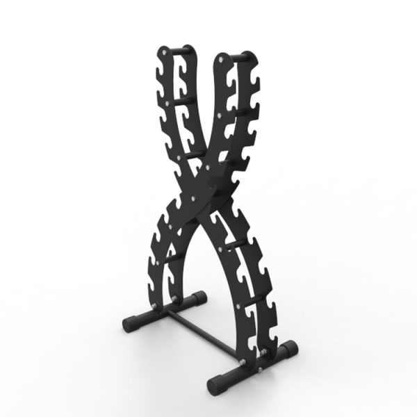 Hot Selling Rubber Hex Dumbbell Weight 6 Pairs Dumbbell Rack Power Training Dumbbell Holder