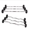 Round Tip Plastic Dumbbells for Men Commercial Fitness Equipment Rubber Dumbbells for Home Use Fixed Barbells