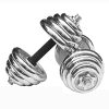 Gym Electroplate Adjustable Dumbbell Set Weightlifting Barbell Set 15kg 20kg 30kg 50 kg Dumbbell Set