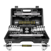 Gym Electroplate Adjustable Dumbbell Set Weightlifting Barbell Set 15kg 20kg 30kg 50 kg Dumbbell Set