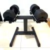 2023 New Free Weight Fitness Black Adjustable Weight Dumbbell Rack