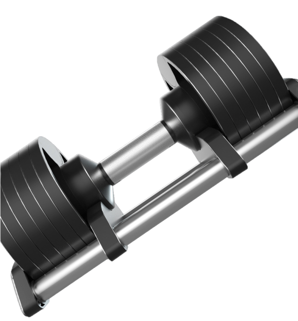 Adjustable Cast Iron Dumbbells Set for Men - Customizable Weight Home Gym Equipment with Quick-Lock System