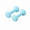 Women's Home Yoga Fitness Oval Plastic Dumbbell Small for Arm Training Available in Various Colors