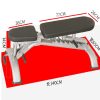 Adjustable Dumbbell Bench Chair Multi-Functional Fitness Device with Racks for Home Gym Use