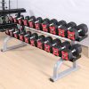Fixed Double Layer Dumbbells with 10 Hexagonal Round Heads Benches & Racks Product