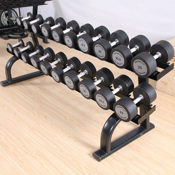 Fixed Double Layer Dumbbells with 10 Hexagonal Round Heads Benches & Racks Product