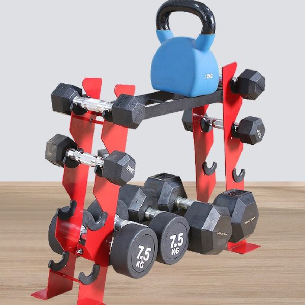A-Type 2-Layer Jagged Hexagonal Dumbbell Frame Benches & Racks Product