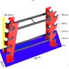A-Type 2-Layer Jagged Hexagonal Dumbbell Frame Benches & Racks Product