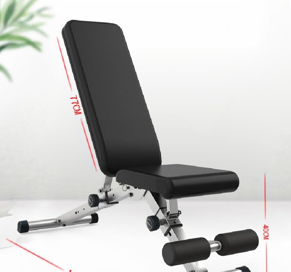 Commercial Home Multi-Functional Exercise Chair Foldable Bench Press Dumbbell Stool Sit-Up ABS Board Premium Benches Racks