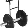 Hanger Dumbbell Assist Hook Thickened Padded and Anti-slip Multi-functional Dumbbell Hanger Home Gym Assistant Single Pole