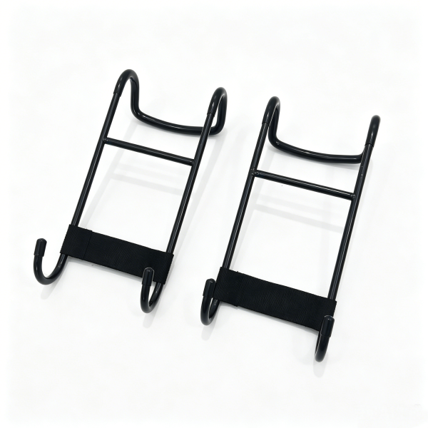 Coated Anti-Slip Dumbbell Barbell Lift Hooks Portable Comfortable Heavy Duty Multi-Function Hooks for Home Gym Pull Bar Training