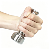 304 Stainless Steel Single Head Empty Punch Dumbbell, Light Weight Mini Hand Weights for Running Arm Slim Home Fitness Training