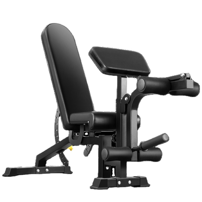 Professional Dumbbell Stool Commercial Bench Press Bird Supine Flat Training Fitness Folding Roman Chair Kicking Equipment