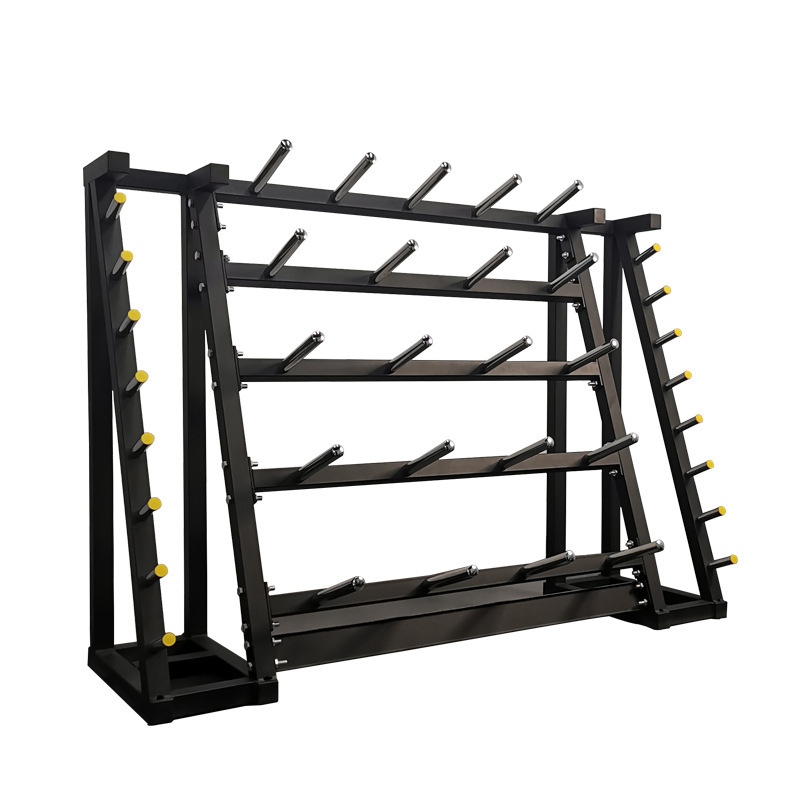 20-Set Premium Dumbbell Rack with Barbell Holder - Heavy Duty Storage Stand for Weight Plates, Kettlebells & Exercise Equipment