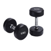 High Quality Fitness Equipment Round Rubber Dumbbell Gym Dumbbells Fitness Weights Gym Equipment Fitness Dumbbells Set
