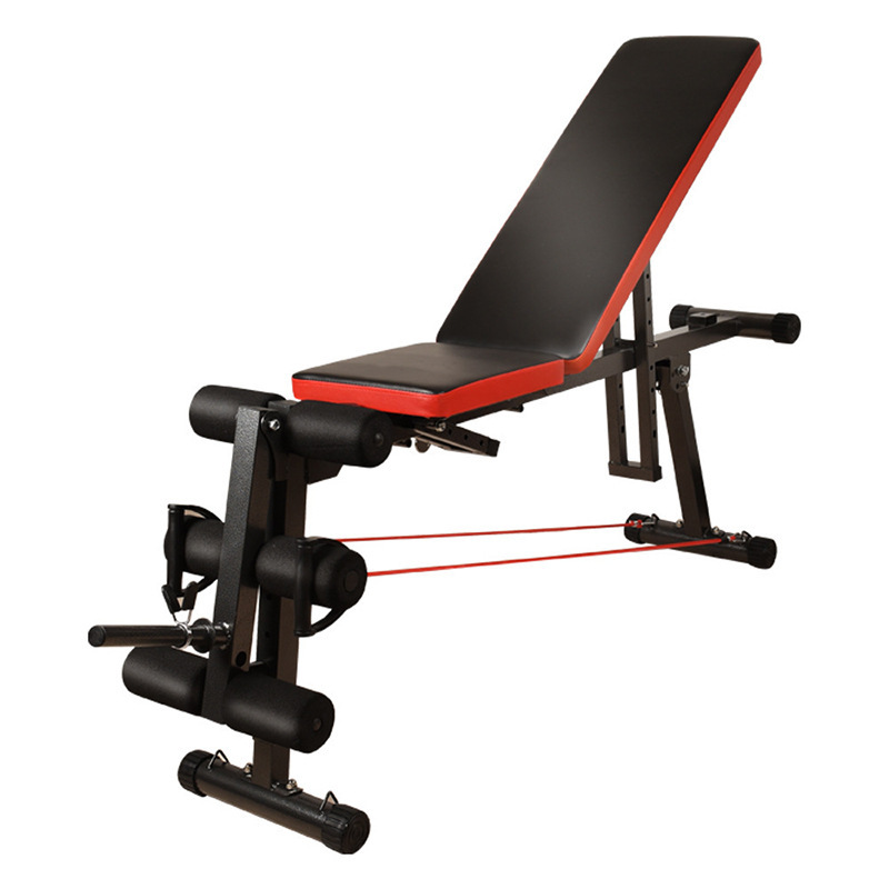 Bench Press Dumbbell Bench Sit Ups Collapsible Adjustable Domestic Multifunction Exercise Chair