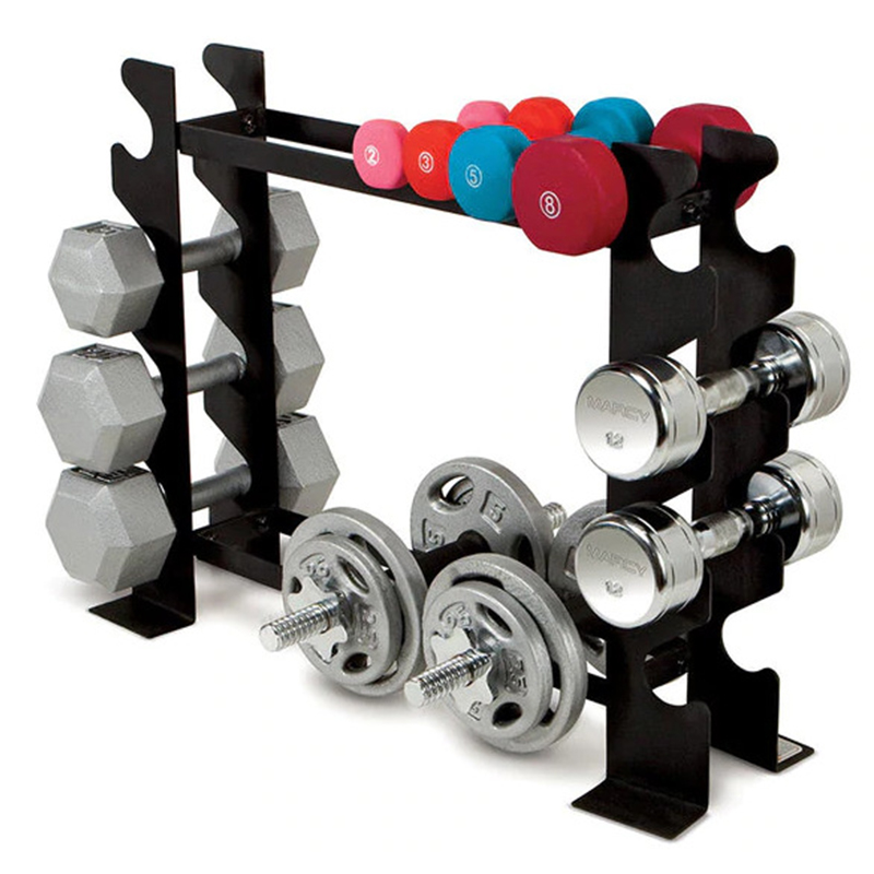 Commercial Gym Equipment Steel Strength Machine Dumbbell Rack Stand Body Exercise Storage Dumbbell Rack