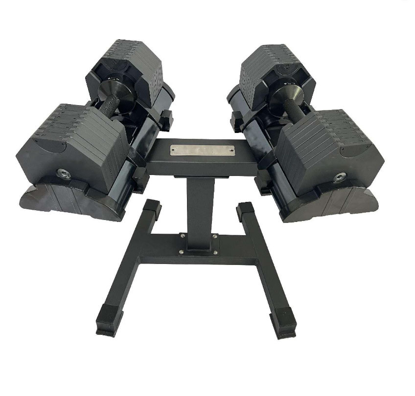 Adjustable Dumbbell Stand Heavy Duty Steel Construction Home Commercial Gym Space Saving Weight Rack Storage Solution