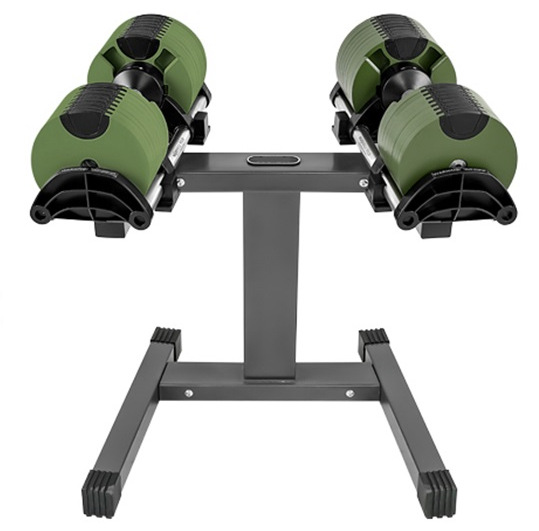 Adjustable Dumbbell Stand Heavy Duty Steel Construction Home Commercial Gym Space Saving Weight Rack Storage Solution