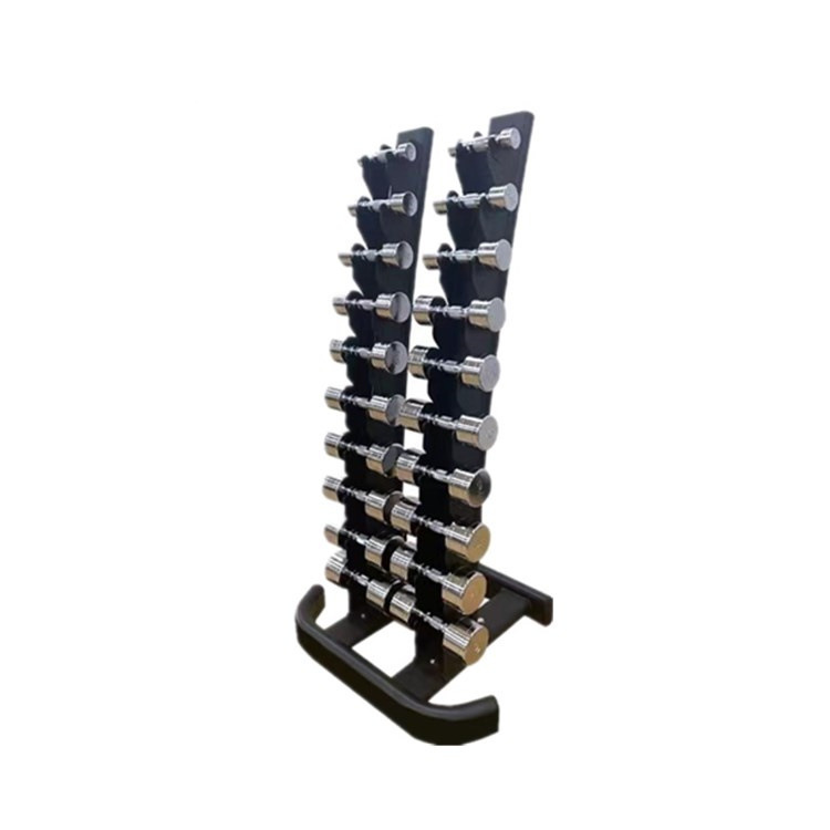 Vertical Dumbbell Rack for 10 Pairs Heavy Duty Steel Adjustable Safety Dumbbell Storage Stand for Home Indoor Use