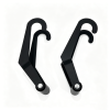 Curved Arm Dumbbell Lifting Hooks Pair Portable Comfortable Barbell Gym Equipment Wrist Pressure Relief Deadlift Weightlifting