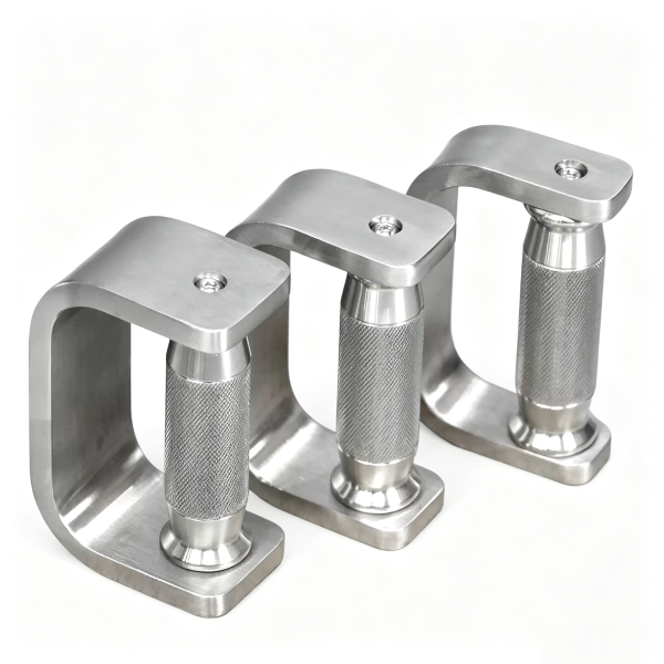 304 Stainless Steel D Shape Punch Dumbbell, Non-Slip Boxing Hand Weights for Men Women Arm Speed Training Fitness Equipment