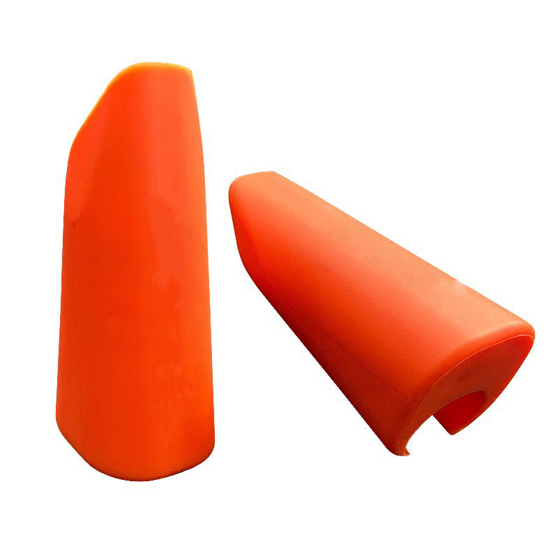 Non slip Silicone Barbell Dumbbell Grip Sleeve, Bicep Bomber Handle Palm Support Fitness Training Accessory