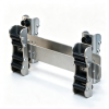 304 Stainless Steel Adjustable Dumbbell Holder Rack, Heavy Duty Dumbbell Support Bracket Storage Accessory for Home Gym Fitness