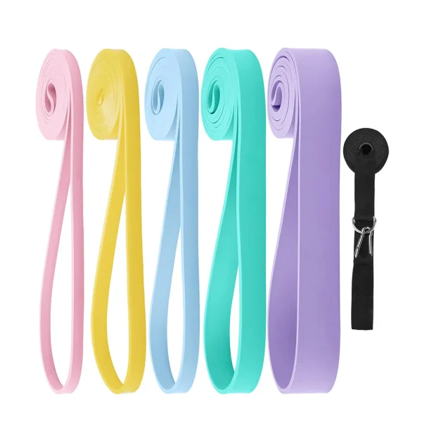 All Fitness Levels Ultra-Elastic Loop Resistance Bands for Yoga Practice for