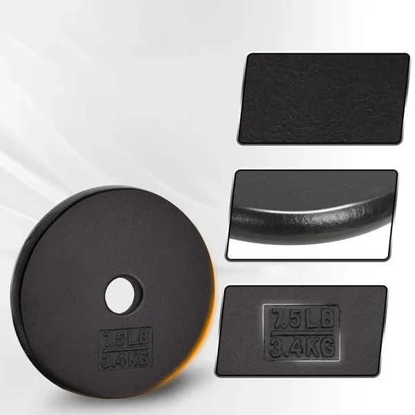 20kg Competition Cast Iron Weight Plates Compact Barbell Bumper Plate Weight