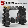 Long-Lasting Non-Slip Dumbbell Rack for Rehabilitation for Benches and Racks
