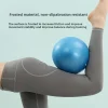 Yoga Fan- PVC Yoga Ball Sandblasted Abrasion-Resistant 25cm Pilates Mini-Ball