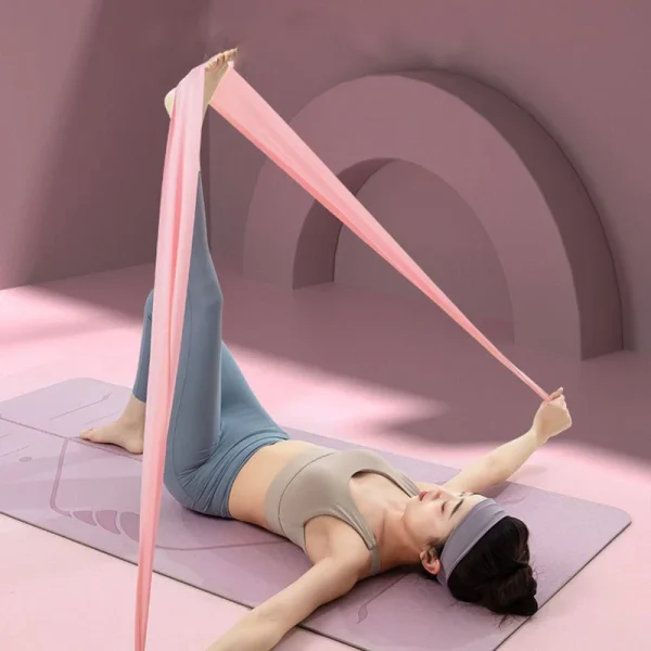TPE Stretch Sheet Yoga Elastic Band Men Women Light Resistance Strength