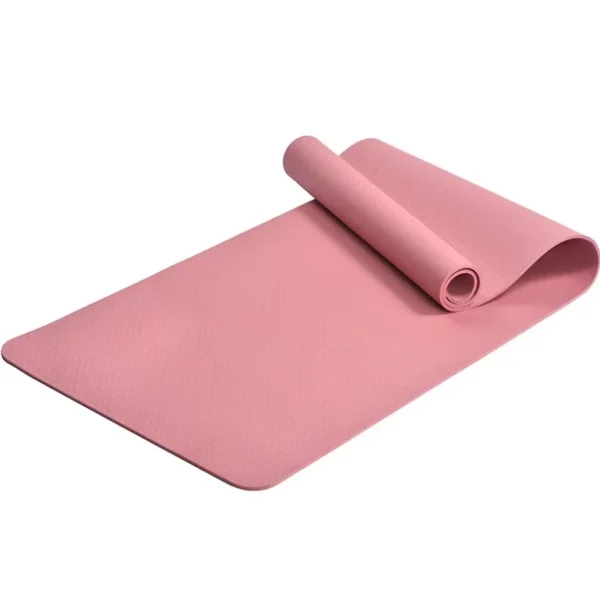 Anti-Slip Eco-Friendly TPE Yoga Mat Fitness Mat 6MM Thickness for Home