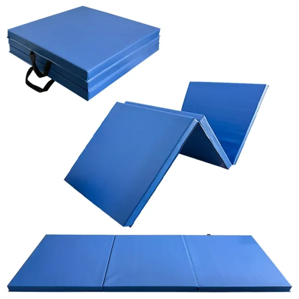 Thick Tri Fold Yoga Mat Multi Functional Dance Practice Mat Folding Soft Mat