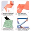 5pcs Custom Logo Short Resistance Bands Set for Gym Workout Eco-Friendly
